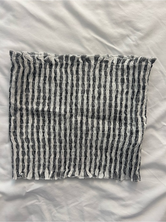 Forever 21 Tops - Forever 21 Black & White Striped Tube Mini Skirt